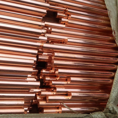 Kırmızı ASTM B151M Bakır Yuvarlak Çubuk Bakır Nikel Çubuk 6m 2m