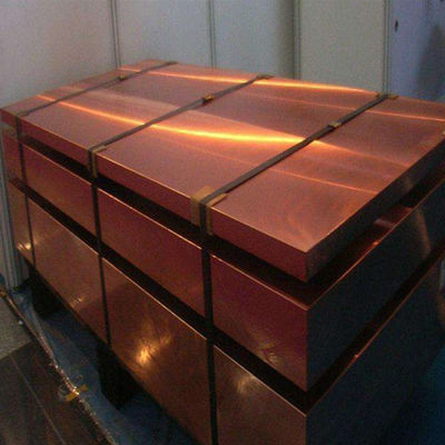 H65 H62 C1100 İnce Kırmızı Bakır Levha Levha 0.8mm - 55mm 1500X 3050 Mm