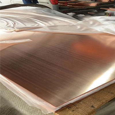 H65 H62 C1100 İnce Kırmızı Bakır Levha Levha 0.8mm - 55mm 1500X 3050 Mm