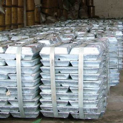 JIS AISI Çinko Külçe Temiz Yüzey %99,995 420 X 205 X 55mm