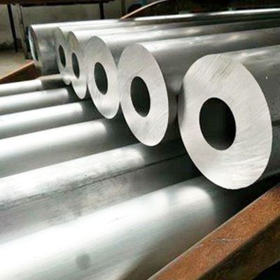 6061 T6 Gümüş JIS 25,4 Mm 10mm Eloksallı Alüminyum Boru ASTM B209