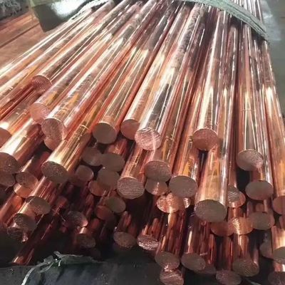 6mm 8mm C11000 Saf Bakır Yuvarlak Çubuk Saf Bakır Çubuk %99,95