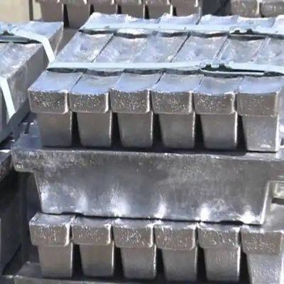 Gümüş Gri Çinko Külçe Çinko Metal Malzeme 99.995 99.996