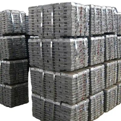 Gümüş Gri Çinko Külçe Çinko Metal Malzeme 99.995 99.996