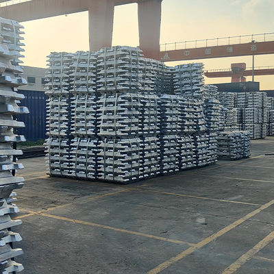 Simli Beyaz GB Standart A7 Alüminyum Külçe Alüminyum Alaşım 383