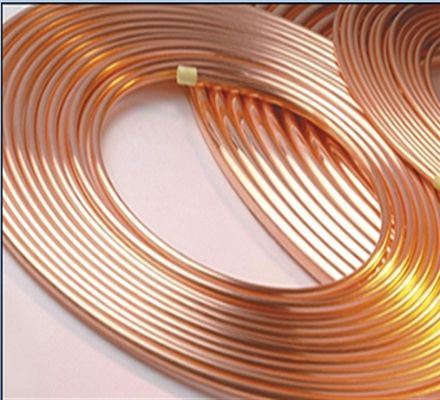 ASTM Soğutma AC Bakır Boru Boru Gözleme Bakır Bobin C26000 C27000