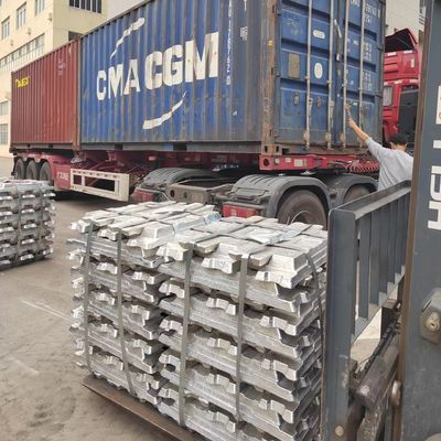 %99,8 99,7 Al A8 Alüminyum Külçeler Birincil Alüminyum Külçe 25kgs