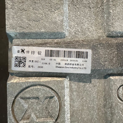 %99,996 Çinko Külçe Gümüş Gri Seri Saf %99,7 Alaşımsız