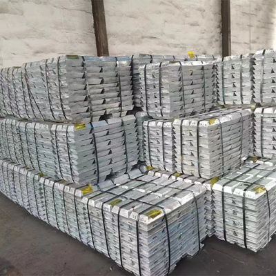 %99,999 Kurşun Çinko Külçeleri Elektronik İçin Yüksek Saflıkta %99,995