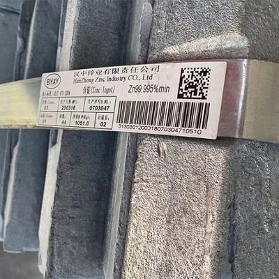 Saf Çinko Külçe %99,995 İkincil Olmayan 7,14 G / Cm3