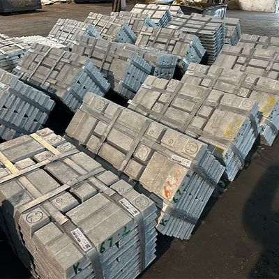 99Havacılık / Elektronik için yüksek saflıkta 0,9% Çinko Ingot Kurşun