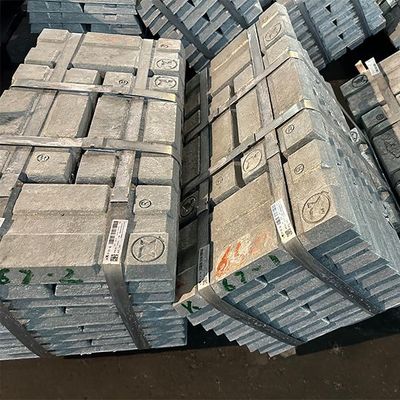 99Havacılık / Elektronik için yüksek saflıkta 0,9% Çinko Ingot Kurşun
