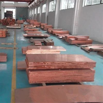 C17500 Bakır alaşımlı levha levhası 3mm 5mm 20mm 99.99% Bakır