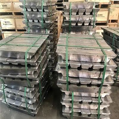 Kurşun Zenk Ingot 99.995% Yüksek Saflık Elektronik / Havacılık için