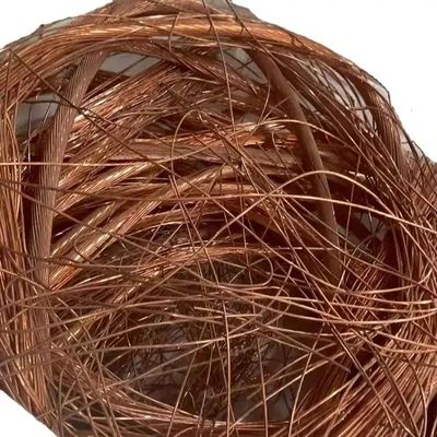 99.99% Metal Kırmızı Parlak Bakır Kablo Çöp Tablası Endüstriyel
