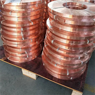 Yüksek kaliteli C1200 T2 0.1mm ila 5mm kalınlığında bakır şerit bant bakır şerit bobini